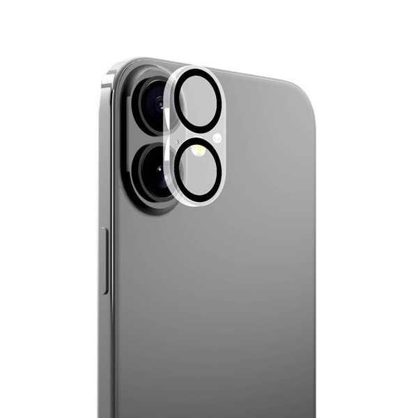 iPhone 16/iPhone 16 Plus Kamerabeskytter Herdet glass