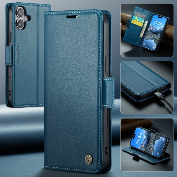 CaseMe iPhone 16 Etui 023 Series Blå