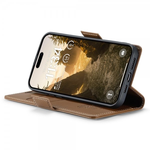 CaseMe iPhone 16 Etui 023 Series Brun