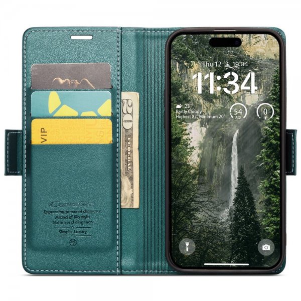 CaseMe iPhone 16 Etui 023 Series Grønn