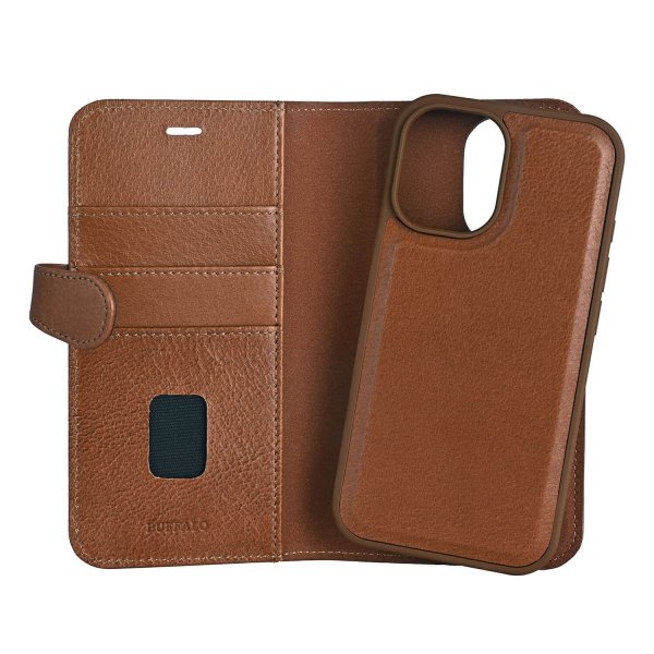 Buffalo iPhone 16 Etui 2-in-1 MagSeries Brun