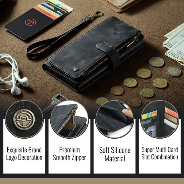 CaseMe iPhone 16 Etui C30 Series Svart