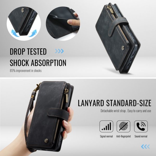 CaseMe iPhone 16 Etui C30 Series Svart