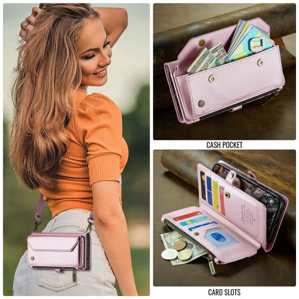 CaseMe iPhone 16 Etui C36 Series Rosa