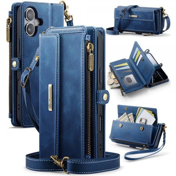 CaseMe iPhone 16 Etui C39 Series Blå