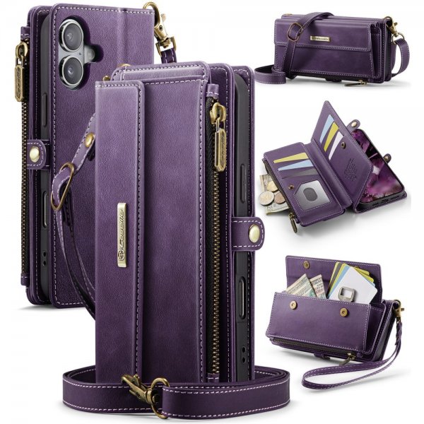 CaseMe iPhone 16 Etui C39 Series Lilla