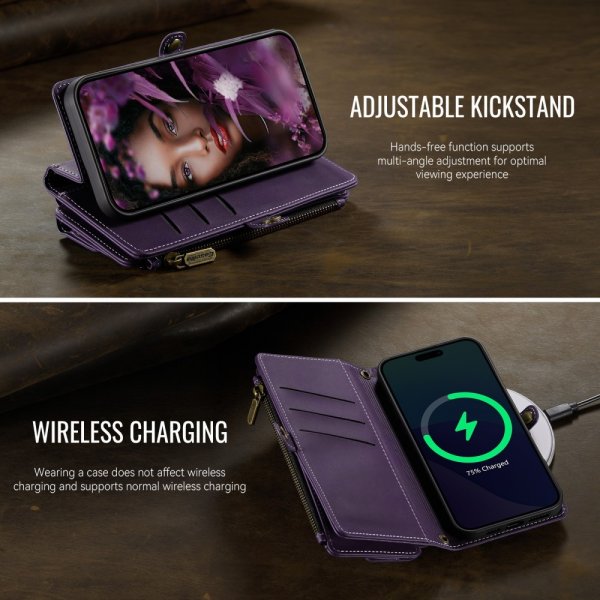 CaseMe iPhone 16 Etui C39 Series Lilla
