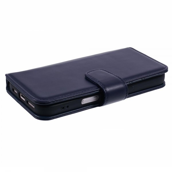 Nordic Covers iPhone 16 Etui Essential Leather Heron Blue