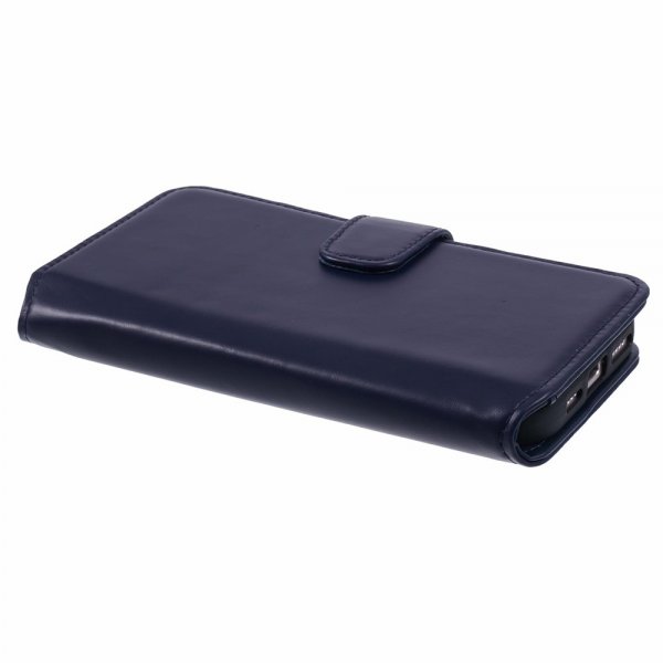Nordic Covers iPhone 16 Etui Essential Leather Heron Blue