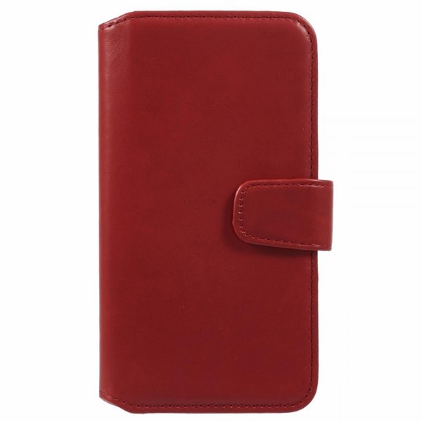 Nordic Covers iPhone 16 Etui Essential Leather Poppy Red