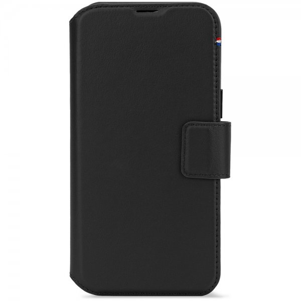 Decoded iPhone 16 Etui Leather Detachable Wallet Svart