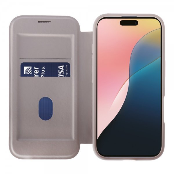 Vivanco iPhone 16 Etui Mag Wallet Greige