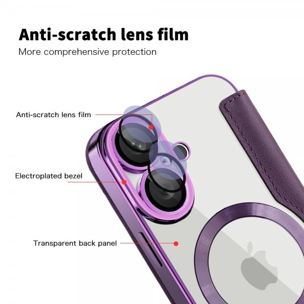 iPhone 16 Etui MagSafe Lilla