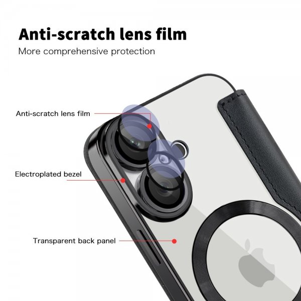 iPhone 16 Etui MagSafe Svart