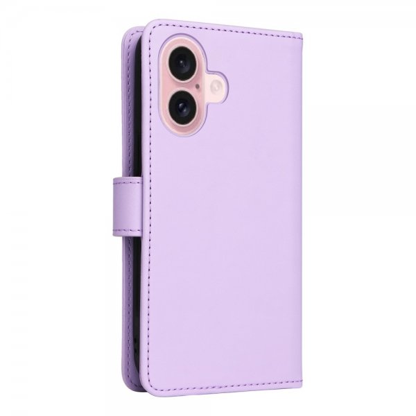 Betopnice iPhone 16 Etui Avtagbart Deksel 005 Lilla