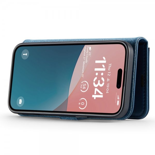 Dg.Ming iPhone 16 Etui Avtagbart Deksel Blå