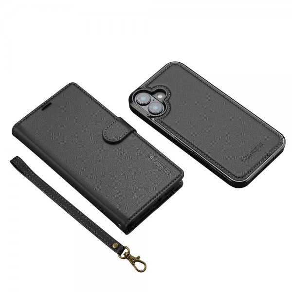 Lc.Imeeke iPhone 16 Etui Avtagbart Deksel L2 Series MagSafe Svart