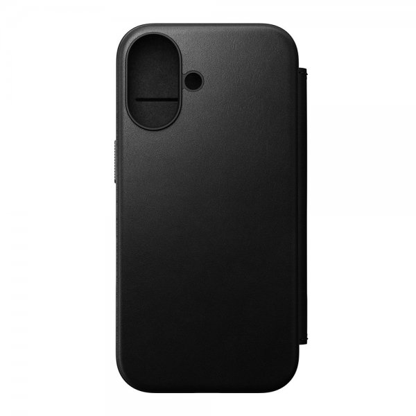 Nomad iPhone 16 Etui Modern Leather Folio Svart