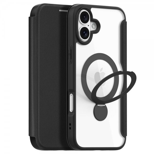 Dux Ducis iPhone 16 Etui Skin X Pro Series Kickstand MagSafe Svart