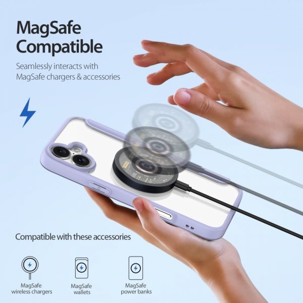 Dux Ducis iPhone 16 Etui Skin X Pro Series MagSafe Lilla