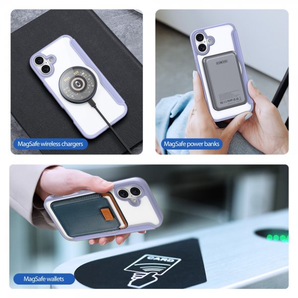Dux Ducis iPhone 16 Etui Skin X Pro Series MagSafe Lilla