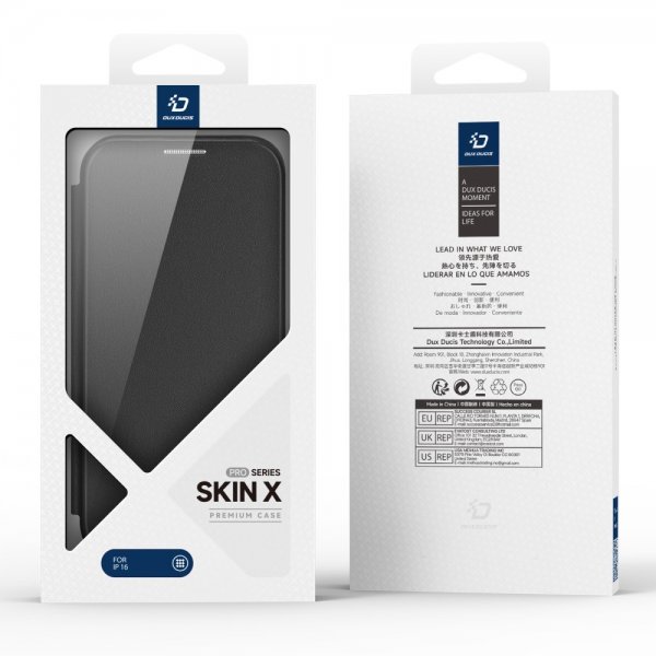 Dux Ducis iPhone 16 Etui Skin X Pro Series MagSafe Svart