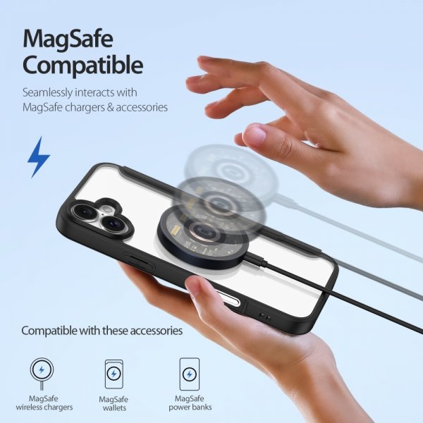 Dux Ducis iPhone 16 Etui Skin X Pro Series MagSafe Svart