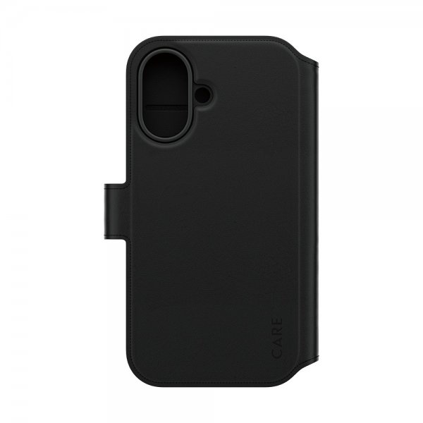 CARE by PanzerGlass iPhone 16 Etui Tango Two-in-One Wallet MagSafe Svart