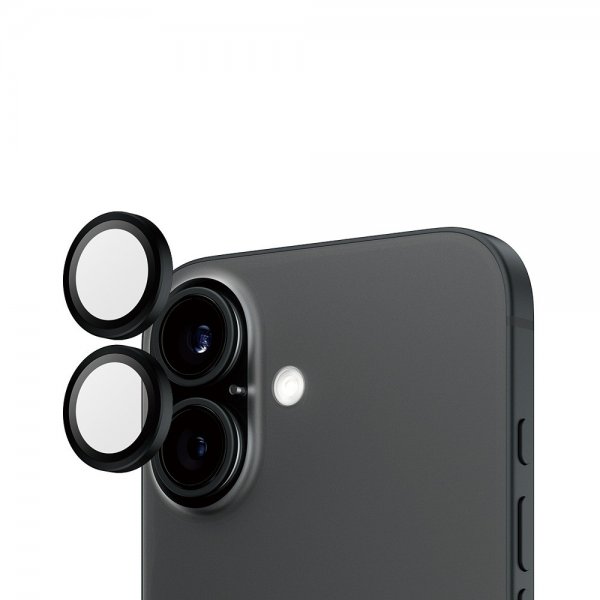 PanzerGlass iPhone 16/iPhone 16 Plus Kamerabeskytter Hoops Svart