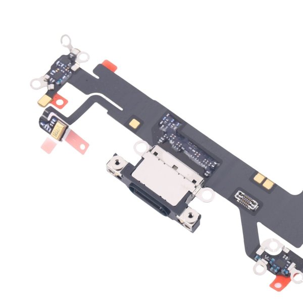 iPhone 16 ladekontakt med flexkabel original - svart