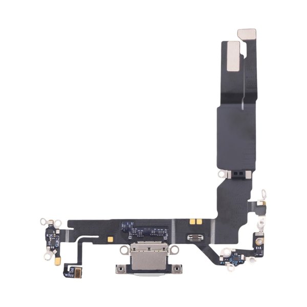 iPhone 16 Ladekontakt Flexkabel Original - Hvit