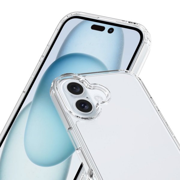Rvelon iPhone 16 Deksel Silikon Transparent
