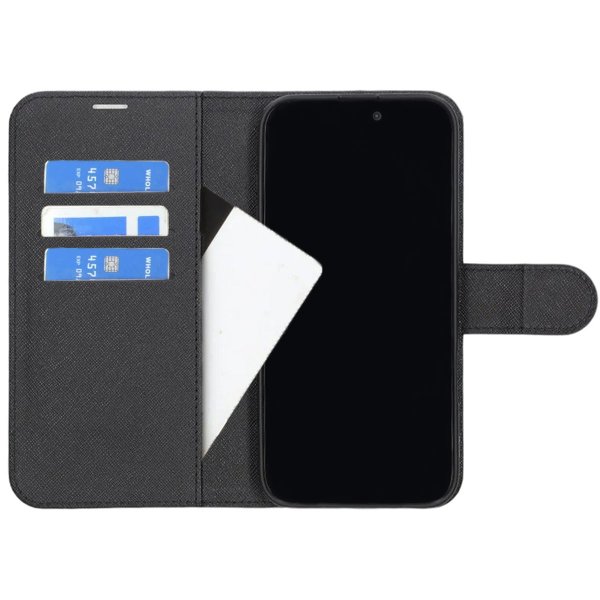 iPhone 16 Etui med Stativ Svart
