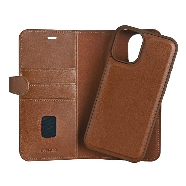 Buffalo iPhone 16 Plus Etui 2-in-1 MagSeries Brun