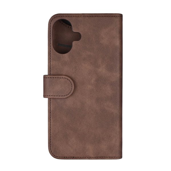 Gear iPhone 16 Plus Etui 3 Kortlomme Brun