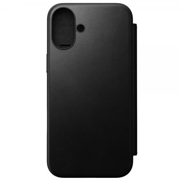 Nomad iPhone 16 Plus Etui Modern Leather Folio Svart
