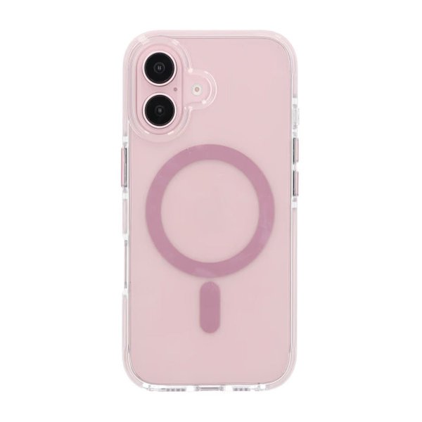 iPhone 16 Plus Deksel Støtsikker MagSafe Rosa
