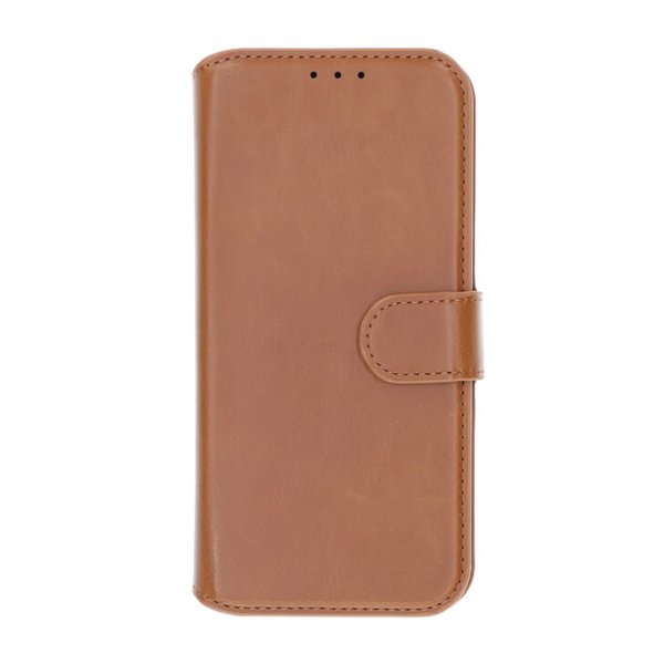 Rvelon iPhone 16 Plus Etui Detachable Wallet Case Brun