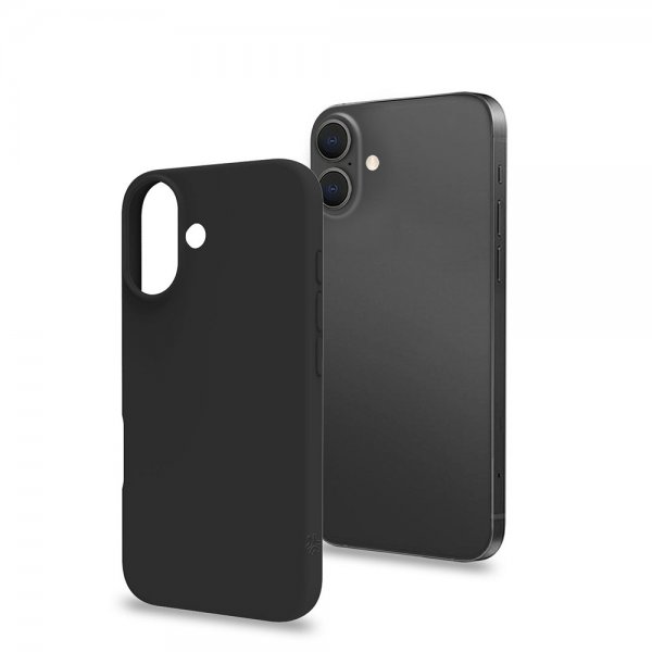 Celly iPhone 16 Plus Deksel CROMO Svart