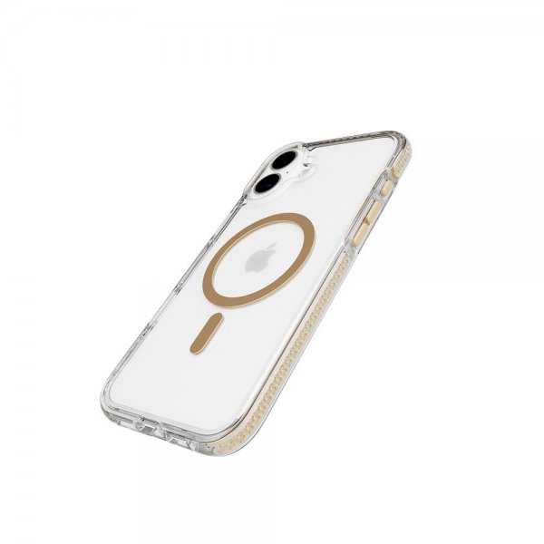 Tech21 iPhone 16 Plus Deksel EvoCrystal MagSafe Gull