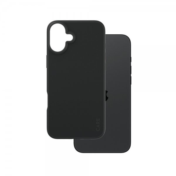 CARE by PanzerGlass iPhone 16 Plus Deksel Fashionable Svart