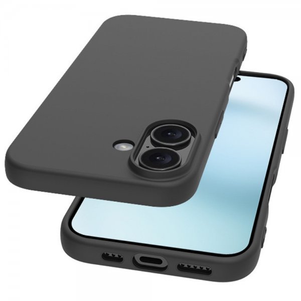 Nordic Covers iPhone 16 Plus Deksel Feather Series Raven Black