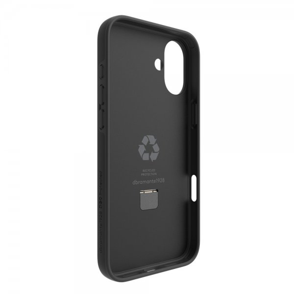 dbramante1928 iPhone 16 Plus Deksel Iceland Ultra D3O MagSafe Kickstand Svart