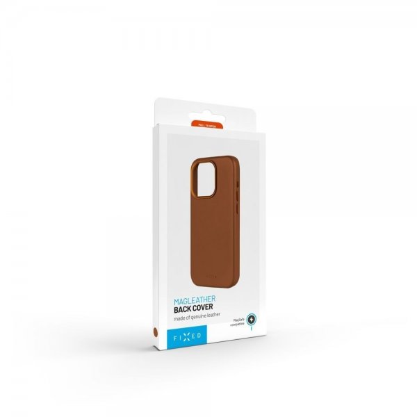 Fixed iPhone 16 Plus Deksel MagLeather Brun
