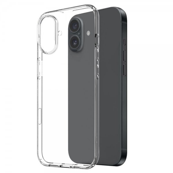 Northjo iPhone 16 Plus Deksel med Skjermbeskytter og Kamerabeskytter 3-i-1