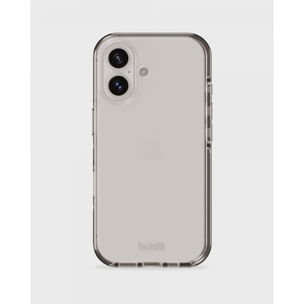 holdit iPhone 16 Plus Deksel Seethru Hvit