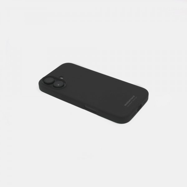 MobileFriend iPhone 16 Plus Deksel Silikon Svart