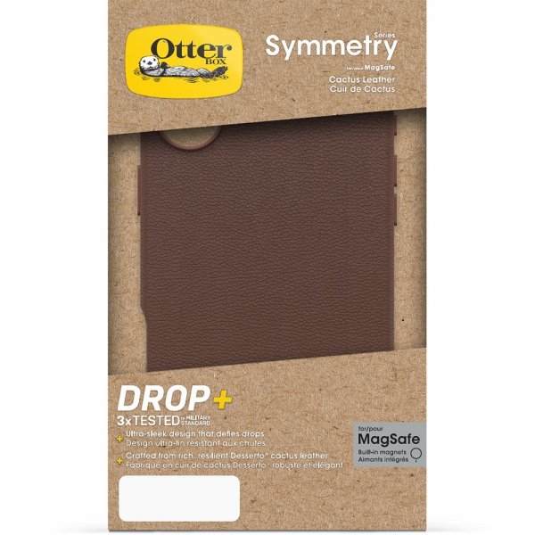 Otterbox iPhone 16 Plus Deksel Symmetry Cactus Leather MagSafe Rich Adobe
