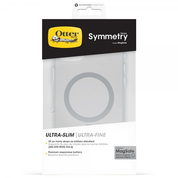 Otterbox iPhone 16 Plus Deksel Symmetry Clear MagSafe Klar