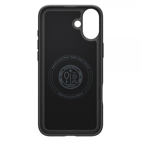 Spigen iPhone 16 Plus Deksel Thin Fit MagFit Svart
